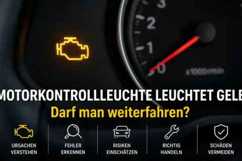 Gelbe Motorkontrollleuchte leuchtet. Was tun, wenn die gelbe Motorkontrollleuchte angeht? Hier erfahren Sie mehr.