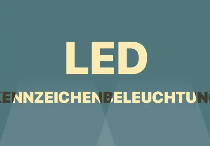 LED Kennzeichenbeleuchtung: Achtung, illegale Umbauten können eine Strafe nach sich ziehen.