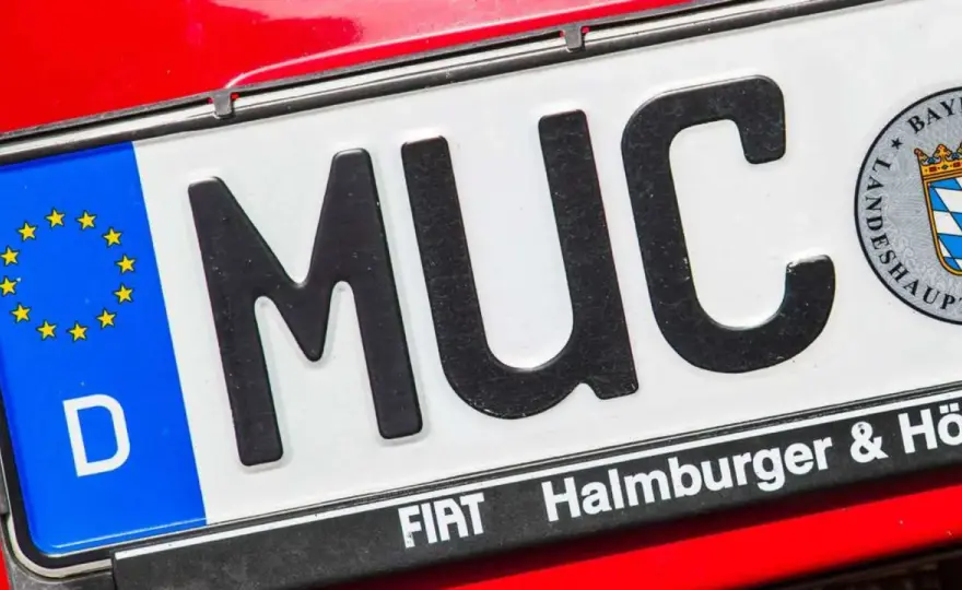Wunschkennzeichen im Landkreis München - Kosten und Reservierung