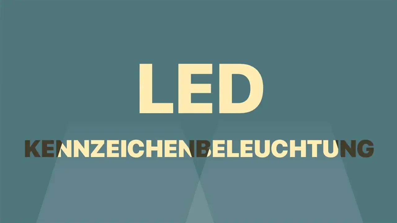 LED Kennzeichenbeleuchtung: Achtung, illegale Umbauten können eine Strafe nach sich ziehen.
