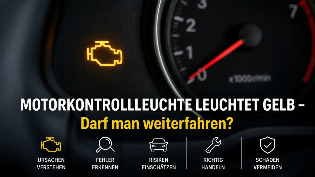 Gelbe Motorkontrollleuchte leuchtet. Was tun, wenn die gelbe Motorkontrollleuchte angeht? Hier erfahren Sie mehr.